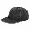 Vintage Wash Denim Large Snapback Cap Flat Brim Skateboard Hat Hiphop Sport Hats Big Head Men Women Oversize Baseball Caps