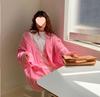 Plus Size Korean Style Loose Cable Knit Cardigan Coat - Women's Spring/Summer Fashion