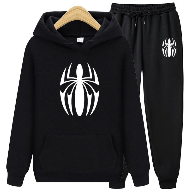 Women's Tracksuit Sets Winter Scarlet Spider 2 Piece Set Running Hoody Brand Sweatshirt Sport Joggers Sweatpants Suit