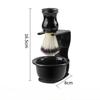 Professional Shaving Brush Set 3-in-1 Shave Kits With Shaving Brush Shaving Bowl and Shaving Stand Men's Gift Kit