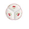 Nordic Ceramic Tableware Grid Plates Children'S Separate Plates Breakfast Plates Creative Household Vegetable Plates Platter Separate Plates