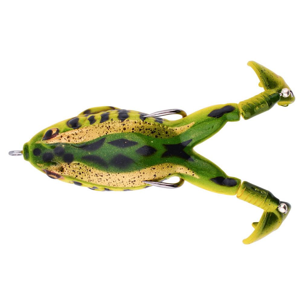 1PC Two-legged Frog Luya Soft Bait Spinning Propeller Bionic Bait Bass Black Fish Outdoor Sports Camping Fishing Activities