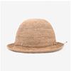 Helen Kaminsky Hat50136 Na Villa 6 Natural Metal Logo Cloche Bucket Hat