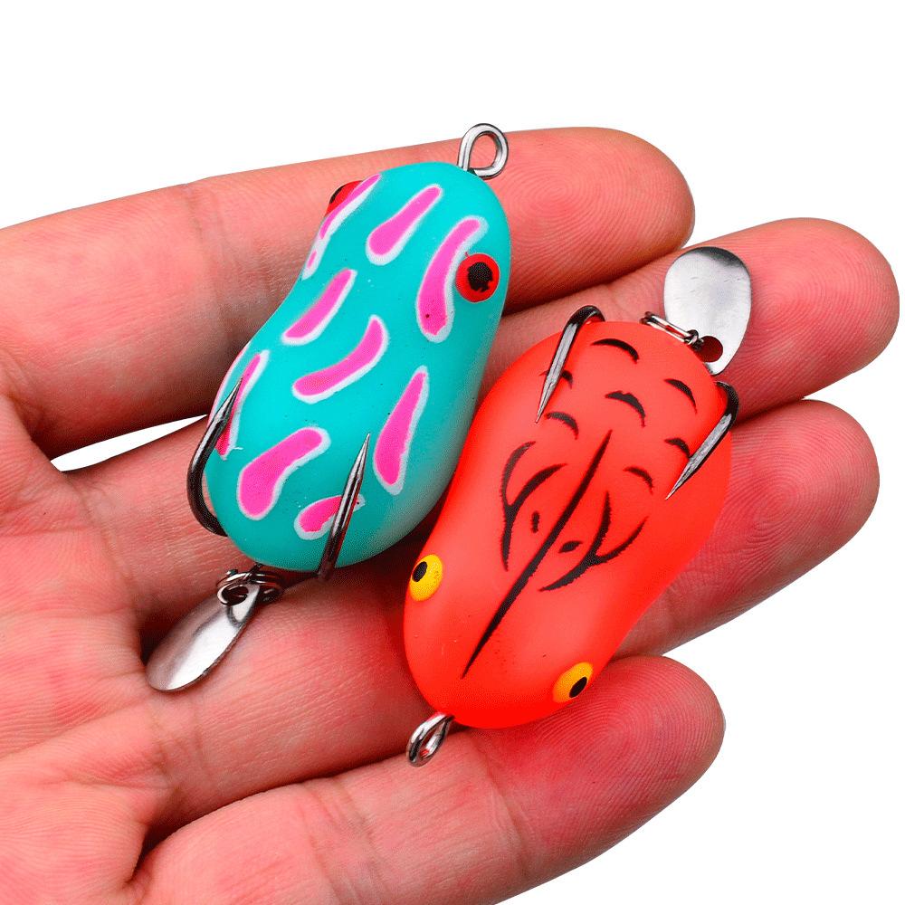 Mini Thunderfrog Lure Bait Simulation Road Subfalse Bait Soft Bait Lure Bait Black Fish Bait Modification Thunderfrog Soft Bait
