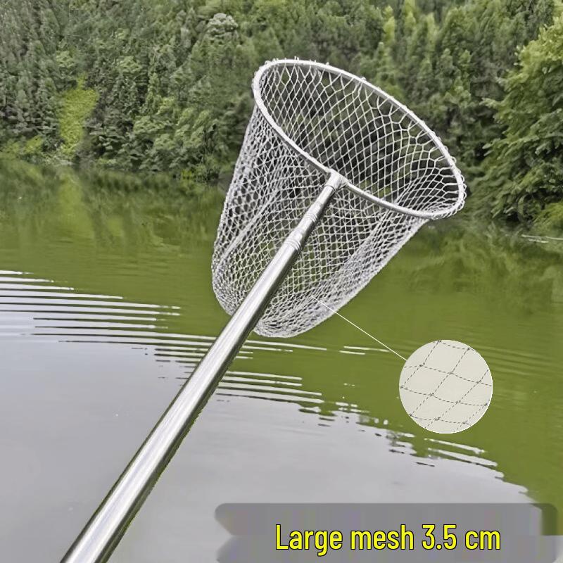 Brangdy Stainless Steel Telescopic Fishing Landing Net