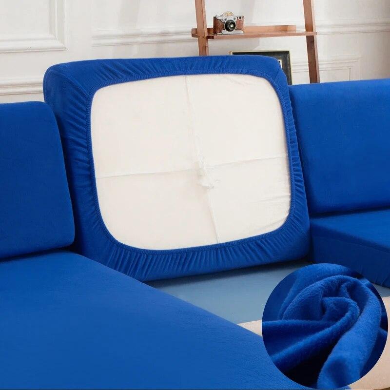 Plüsch Sofakissenbezug Für Wohnzimmer Sofabezüge Überwurf Für Chaiselongue Sofa Schutzbezug