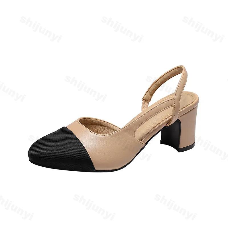Fashion Women Sandals Shoes Dress New  2024 High Heels Shoes Slides Fashion Pumps Marie Jane Casual Designer Party Ladies Zapatos