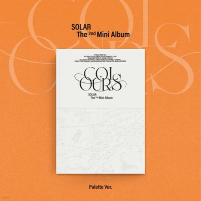 SOLAR - 2nd Mini Album : COLOURS [Palette Ver.]