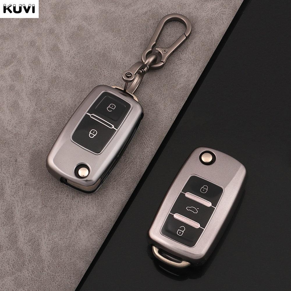 2 3 Buttons For Vw Volkswagen Mk4 Bora Golf 4 5 6 Jetta Passat Polo Bora Touran Skoda Seat  Tpu Car Key Case Cover Shell Fob