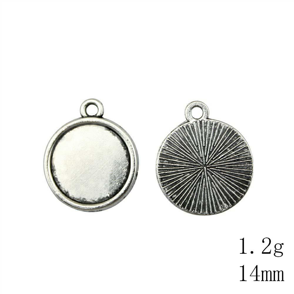 Back To School Jewelry And Accessories Fit Round 16mm Glass Cabochon Base Setting Tray Accessories Parts Items Accessories Accessories
