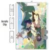 Anime Style Acrylic Clipboard and File Folder with Thickened Writing Pad