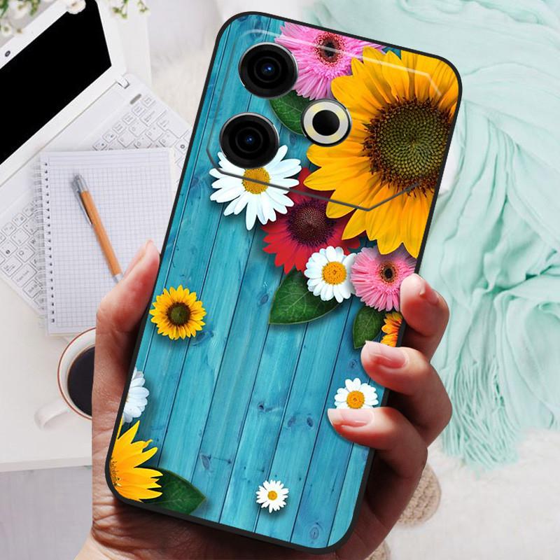 Für Tecno Pova 6 Neo Hülle Pova6 Neo Luxus Handy Silikon Rückseite Für Tecno Pova 6 Neo Hüllen Pova 6Neo Schutzhülle Capas