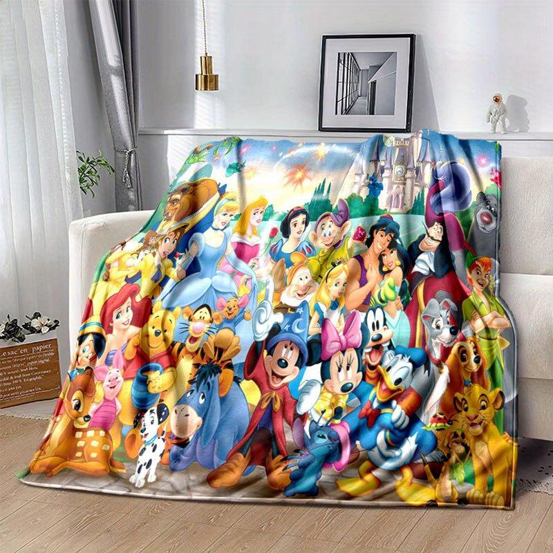 Coperta Cartone Animato di Topolino e Minnie: Adorabile, Caldo e Perfetto per la Decorazione della Casa Soggiorno, Viaggio e Tutte le Stagioni