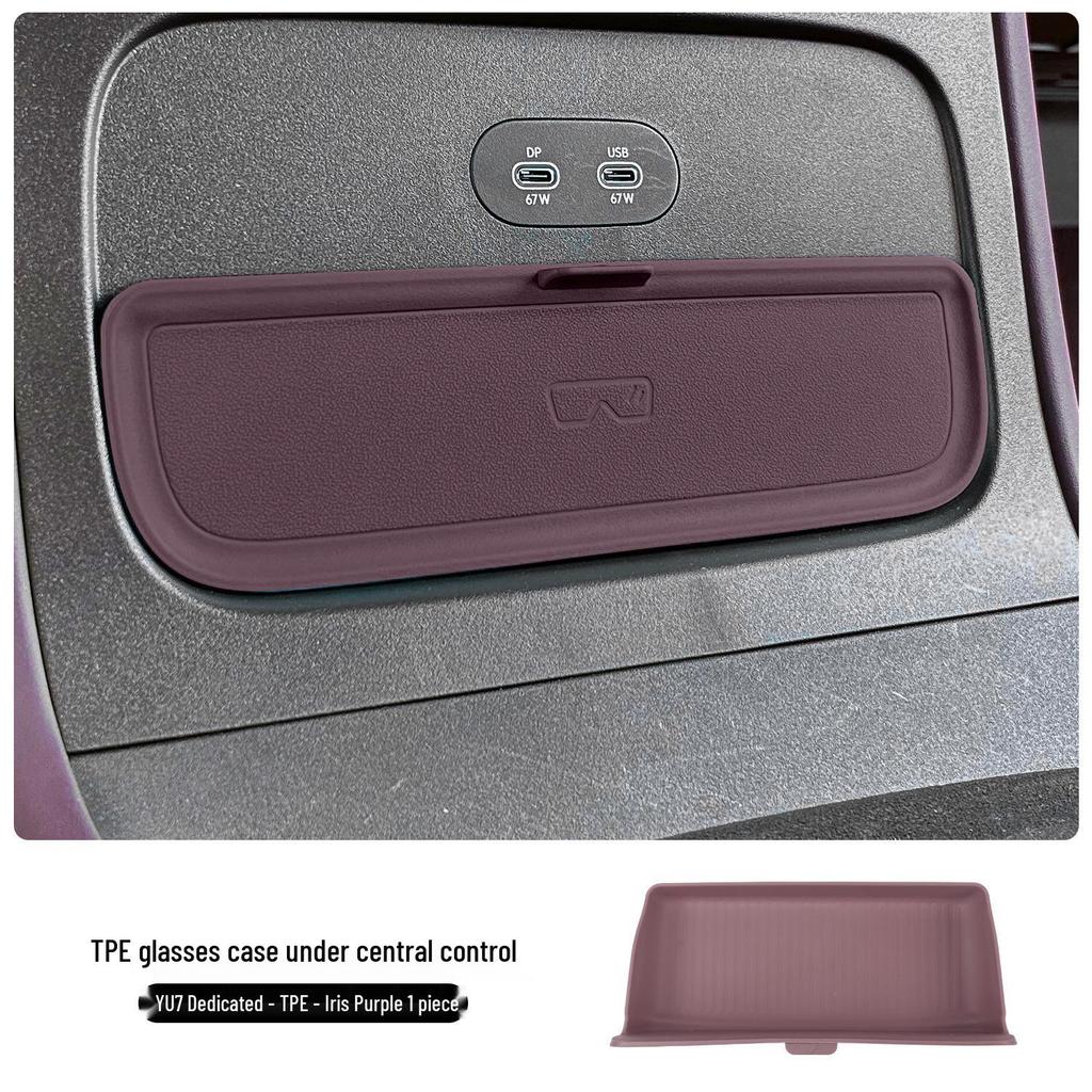 Xiaomi YU7 Car Ceiling Magnetic Sunglasses Holder - Car Interior Accessories