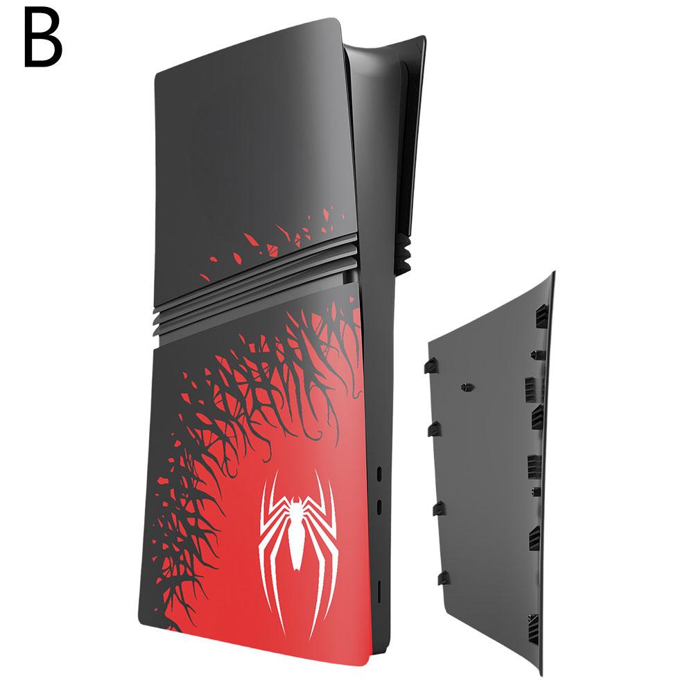 Für Playstation5 Pro Limited Edition Spider Harte Frontplattenabdeckung Premium ABS Ersatzschale Zubehör für PS5 Konsolenabdeckung