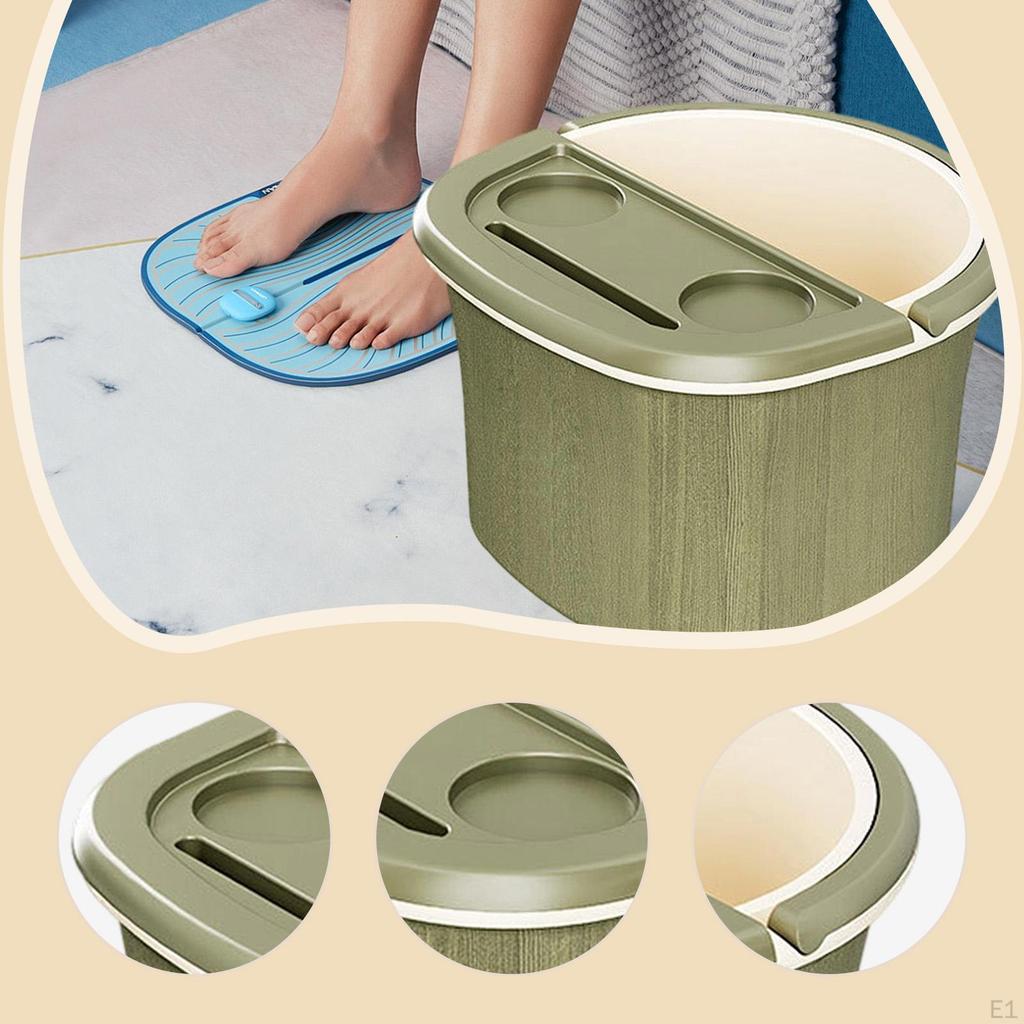 Fußbad-Wanne Fußbecken Badewannen-Werkzeuge, Tragbar Vielseitig zum Einweichen für Picknick
