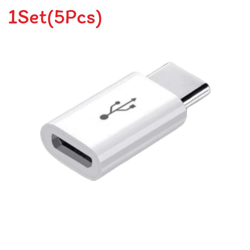 

5 Адаптер-зарядник Micro X Usb на Usb31 Type C для Samsung Galaxy S8 A3 A7 A5
