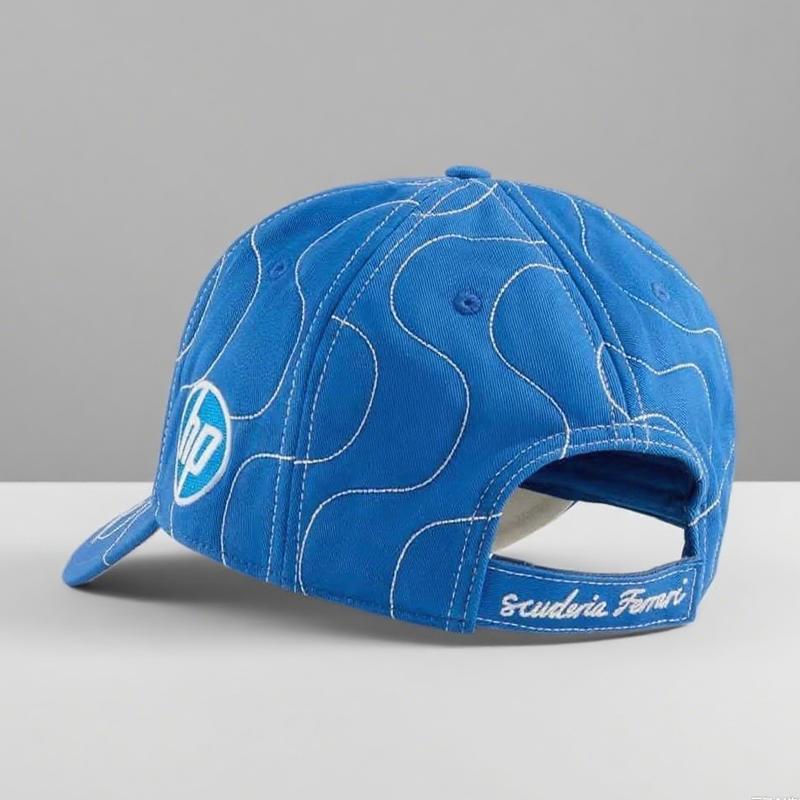 Verstellbare Baseballkappe mit Auto-Logo, Outdoor-Rennsport-Hut für Herren und Damen, Baseballkappe für Ferrari 488 Roma F8 SF9018121360 F4301575M