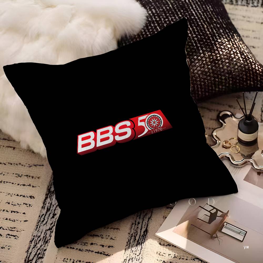 Bbs Racing Car Cushion Cover Inches Farmhouse Decor Home Throw Pillow Covers For Couch Decorations