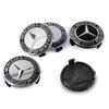 AMG W220 For Benz Hot 4pcs 75MM Car Wheel Center Covers Hub Caps Replacement For Mercedes Benz A E C G R S Class AMG W204 W212 A