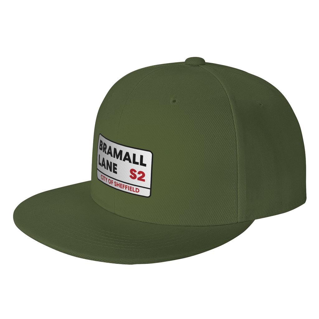 Fashion Sheffield United Bramall Lane S Street Sign Flat Brim Sun Hat Workwear Style Caps For Unisex