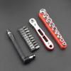 Double‑way Ratchet Screwdriver Set Right Angle Offset Socket Wrench Hand Repair Tool For Narrow Space