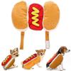 Funny Dog Halloween Costumes, Pet Dress Up Costume Hot Dog Design For Dog Cat Halloween Party Cosplay Gift-Good