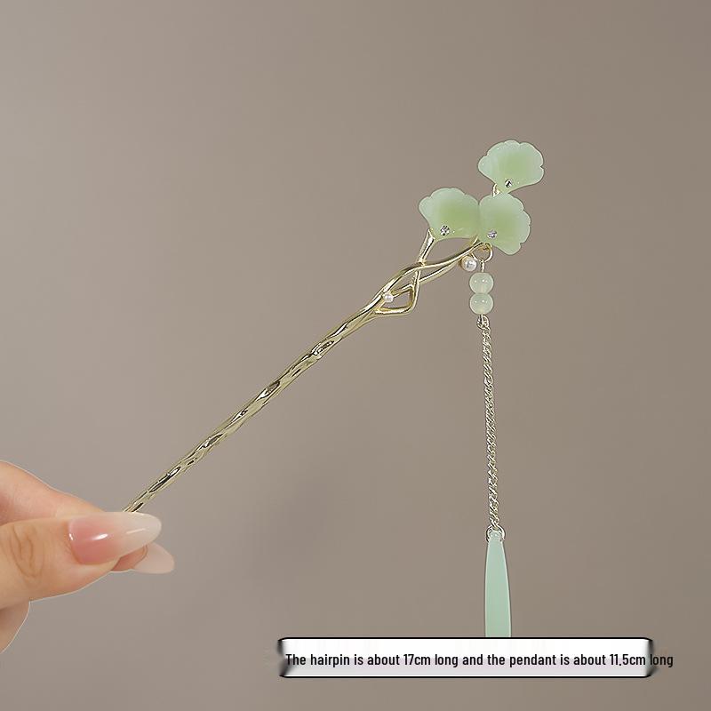 Vintage Chinese Style Hairpin for Updos - Elegant Retro Hair Stick with Tassel for Qipao