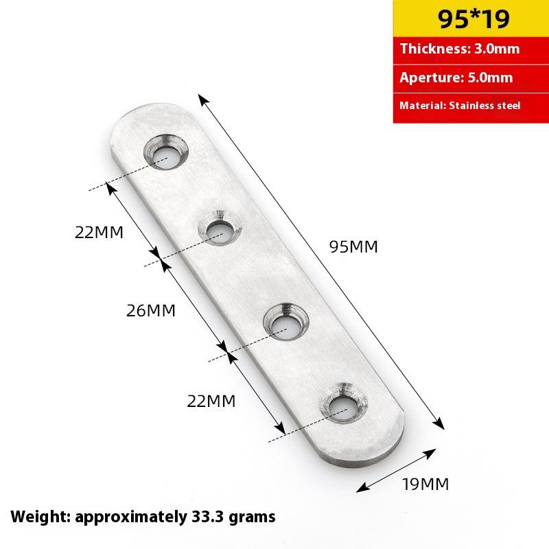10/5/2Pcs Thickened Stainless Steel Corner Code Wooden Board Splicing Layer Plate Connector L-Shaped 90 Degree Right Angle Brack