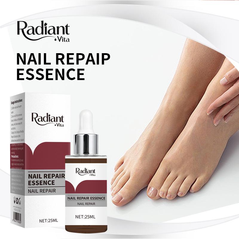 RadiantVita 25ml Nail Serum with Mini Nail File for Nail Care & Manicure - Best Seller