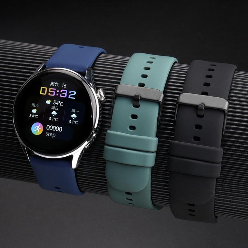 20mm 22mm Silicone Strap For Garmin Venu 3 Band Forerunner 265 255 245 165 Music Vivoactive 4 Bracelet Garmin Venu Sq2 Plus Belt