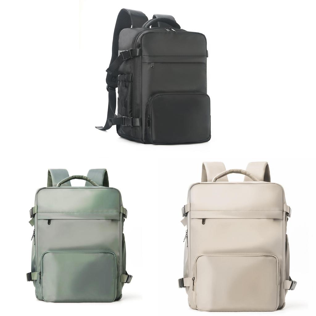 Nylon Travel Backpack With Breathable Padding For Business And Commuting Use