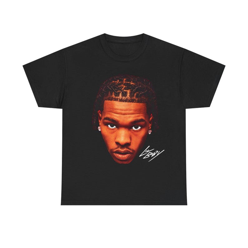 

2026 Summer Fashion Vintage Rap Tee Lil Baby, Hip Hop Graphic Print T-shirt, Lil Baby Oversized Heavy Cotton Shirt Streetwear 4XL