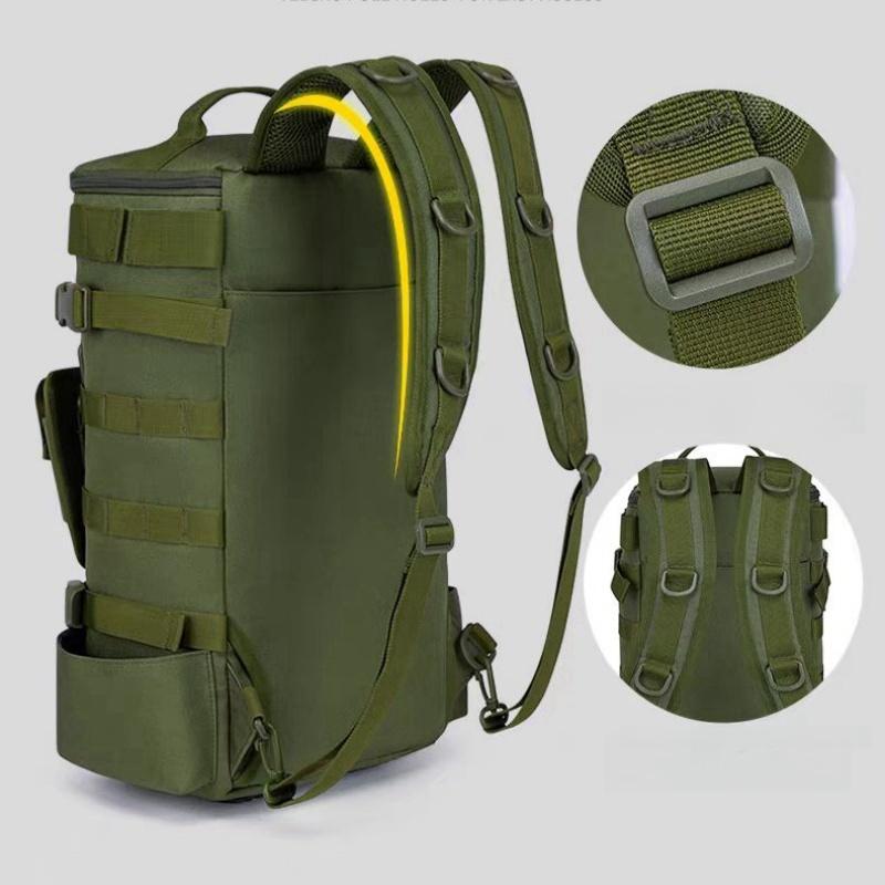 Multifunctional Fishing Tackle Backpack Waterproof Outdoor Bag with Rod Holders Durable Design For Camping Hiking Trave