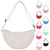 Women Shoulder Bags Crescent Nylon Crossbody Bags Simple Elegant Female Handbags
