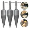 Log Wood Splitting Electric Hammer Drill Bit Splitter Cone Firewood Split