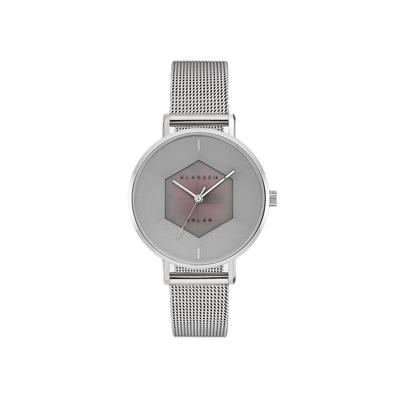 Hodinky Volare Solar Sliver Mesh 34mm WVS23SR001W Stříbrné [KLASSE14] Dámské