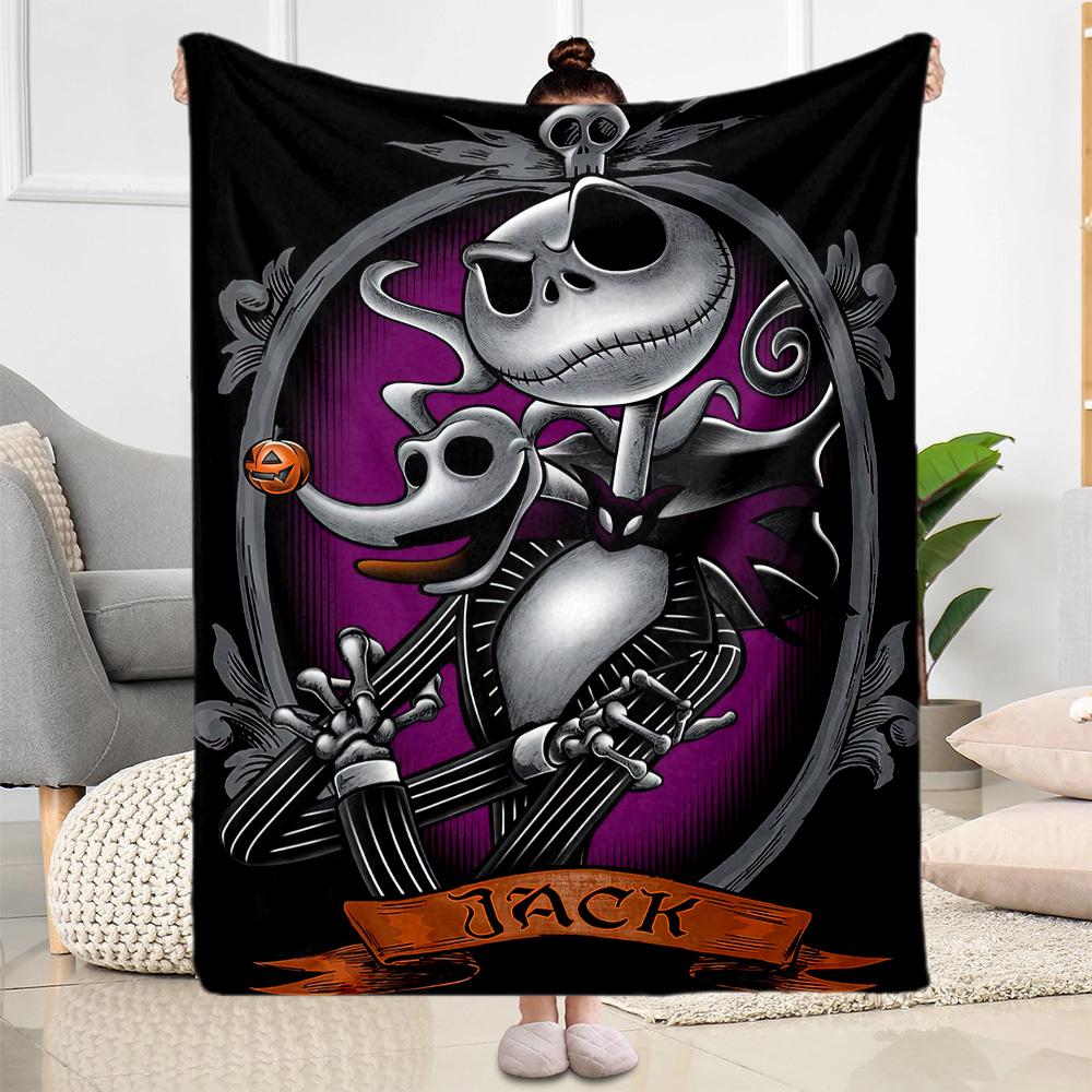 Christmas Nightmare Blanket Ultra-Soft Great for Bedding Couch Bed for All Seasons Playful Design Ideal Gift for Friends Family Couples Picnic