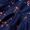 Robe bébé fille - vidaXL - Taille 104 - Imprimé champignons - Manches longues - Cordon de serrage