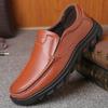 Podzimní novinka Pánské Kožené Měkká Podešev Odolné Kožené Boty Prodyšné Líné Podnikání Neformální boty Šaty Boty Mokasíny Pánské