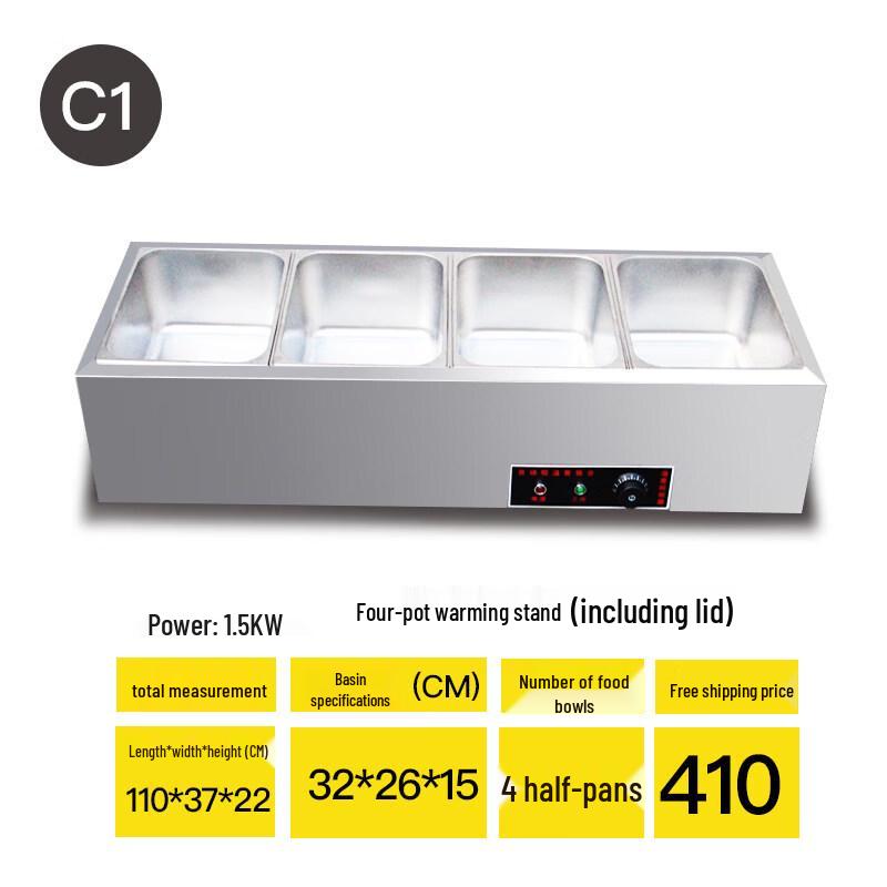 Aokewen Commercial Stainless Steel Food Warmer