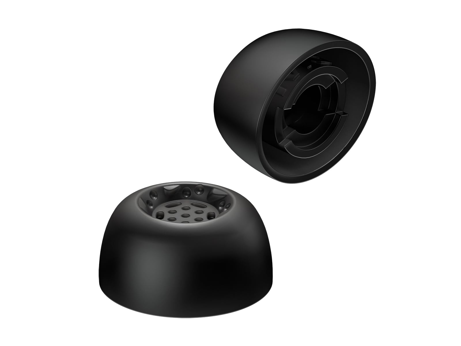 

JVC Kenwood Victor Spiral Dot Pro Pack of MS Improved Sound High Sound Silicone Compatible with EP-FX13MS-B Earpieces, SF, 4, Size, Quality, чёрный