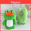 Adorable Porte-clés Grenouille en Peluche Style Ins Décoration de Sac à Dos pour Enfants Couples