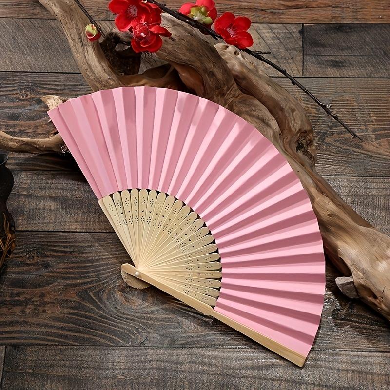1pc Portable Bamboo Hand Fan with Foldable Design, Hollow Wooden Construction, Ideal for DIY Summer Accessories and Crafts, Foldable Fan|Elegant