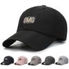 JYL TS DIY Letter Cap Men Korean Street Fashion Couple Baseball Hat Cotton