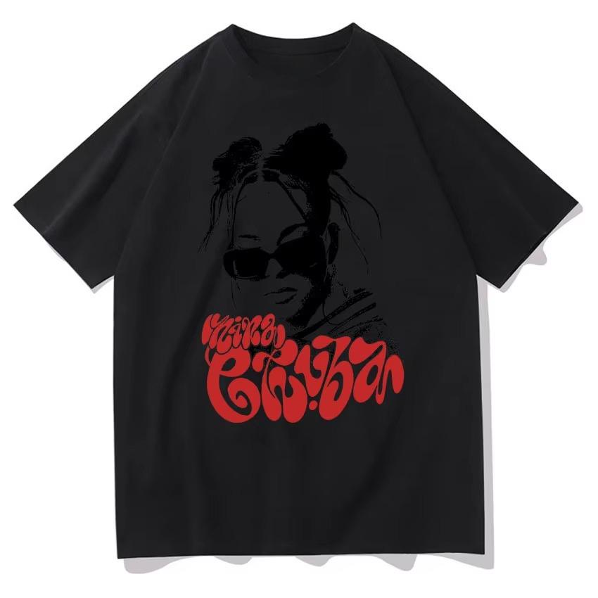 2026 Wiosna i lato nowa góra Nina Chuba Wysokiej jakości Street Czysta bawełna Koszulka z nadrukiem Modny T-shirt Luksusowy Casual y2k ins
