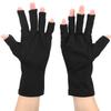 1 Pair AntiUV Glove LED Nail Art Curing Lamp UV   Glove Nail Art Skin Care Glove(Black )