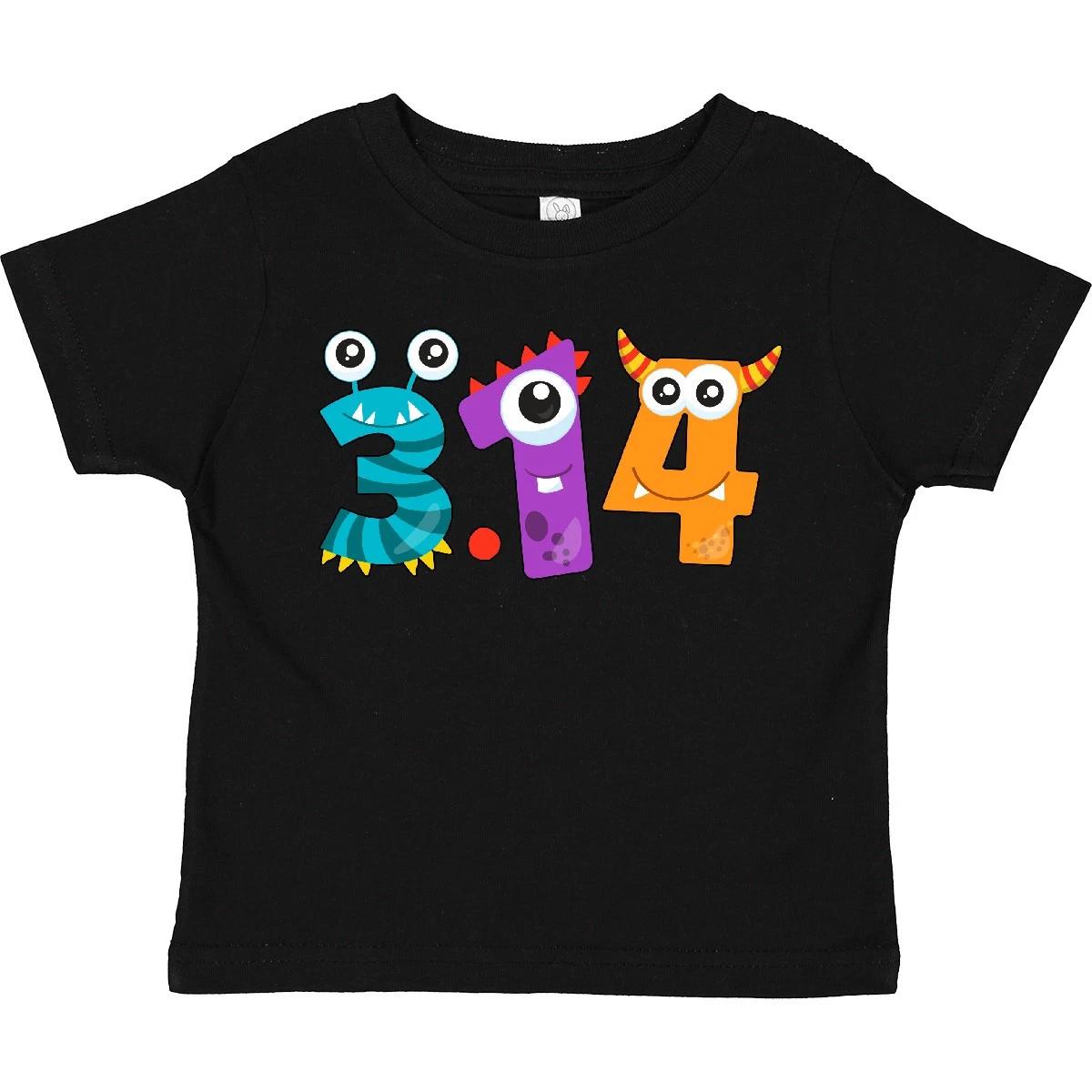 Inktastic Monsters Like Pi- Pi Day Numbers Toddler T-Shirt 3 14 March 14th Math 100