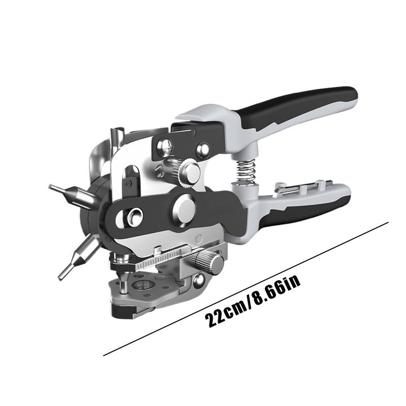 Multifunctional Hole Punch Eyelet Puncher Leathercraft Leather Belt Watchband Plastics Iron Sheet Round Hole Punch Cutter Dining