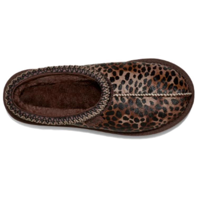 UGG Tasman Caspian Hausschuh Burnt Cedar Gepard Damen Sneaker Braun 1158350-BCDR